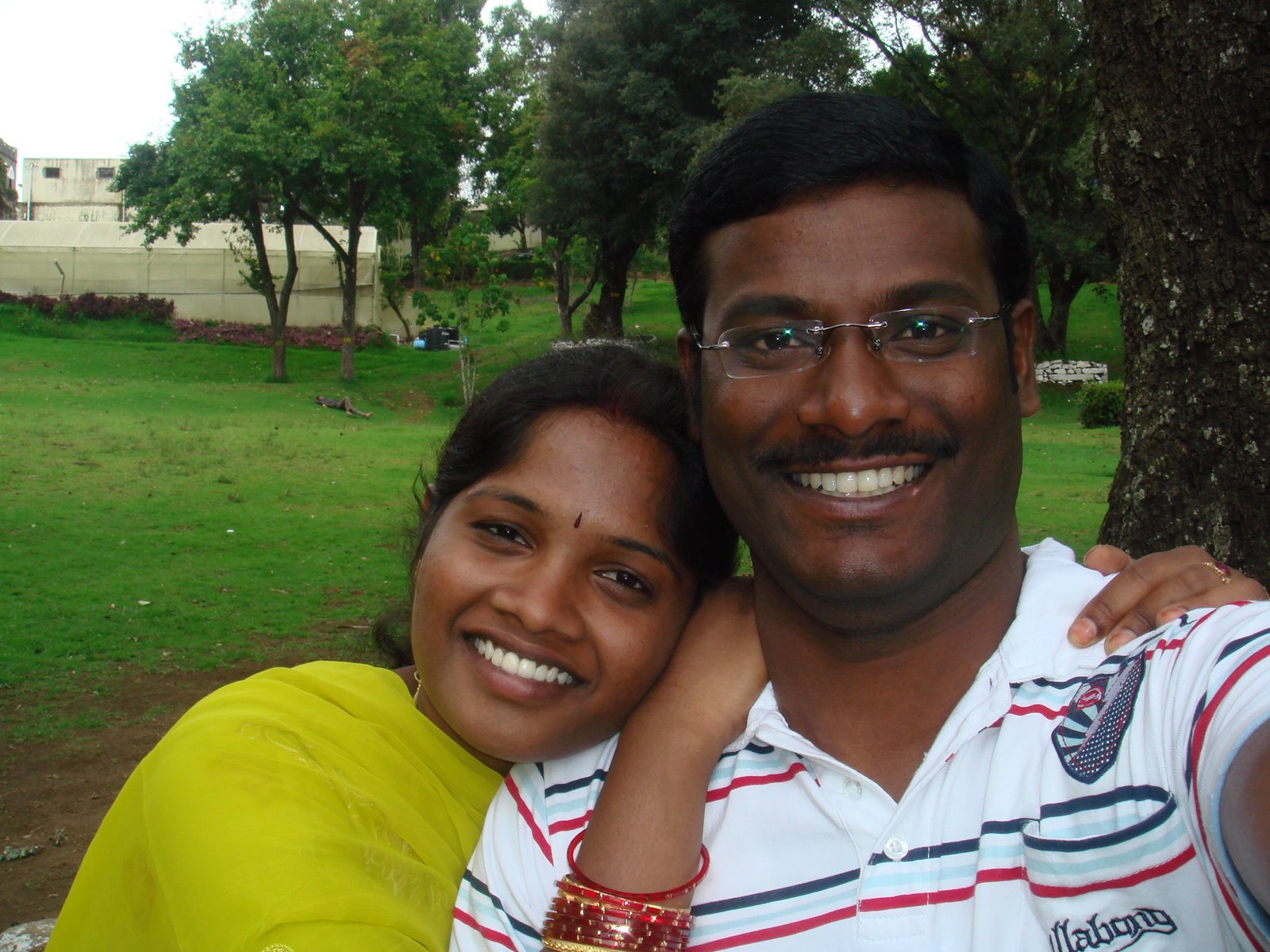 Young love in the park